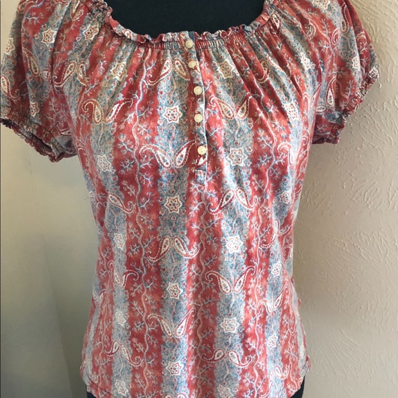 Chaps Tops - Chaps SZ M top! Pretty color scheme!